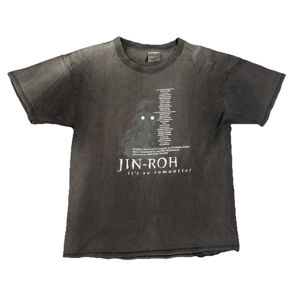 Vintage Jin-Roh The Wolf Brigade Promo Anime Black Mens Large Rare Shirt